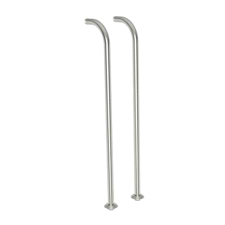 Newport Brass Floor Riser Kit For Exposed Tub & Hand Shower Set in Polished Nickel 3-196-15